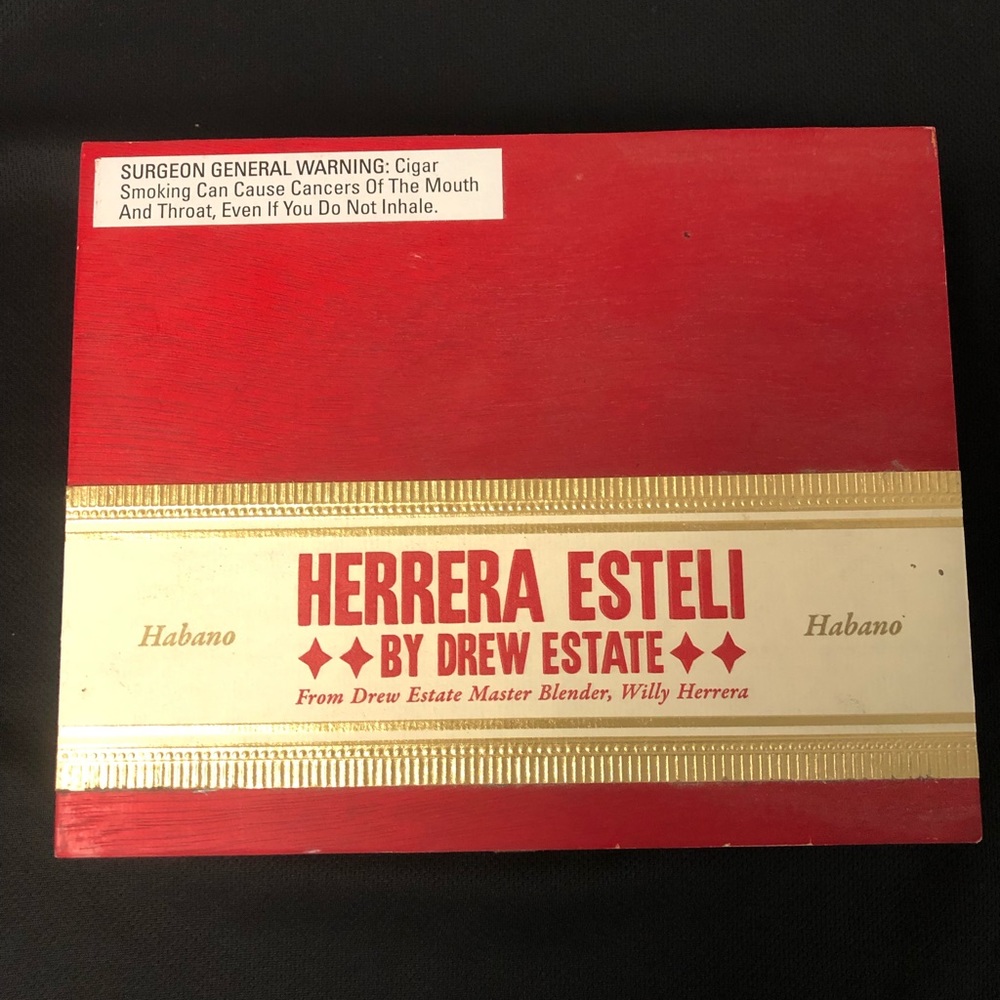 Drew Estate Herrera Esteli Cigar Box